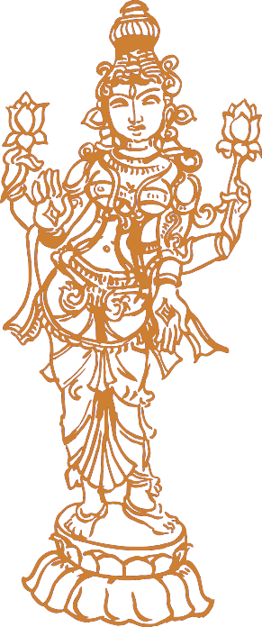 Laxmi Bronze Sculpture